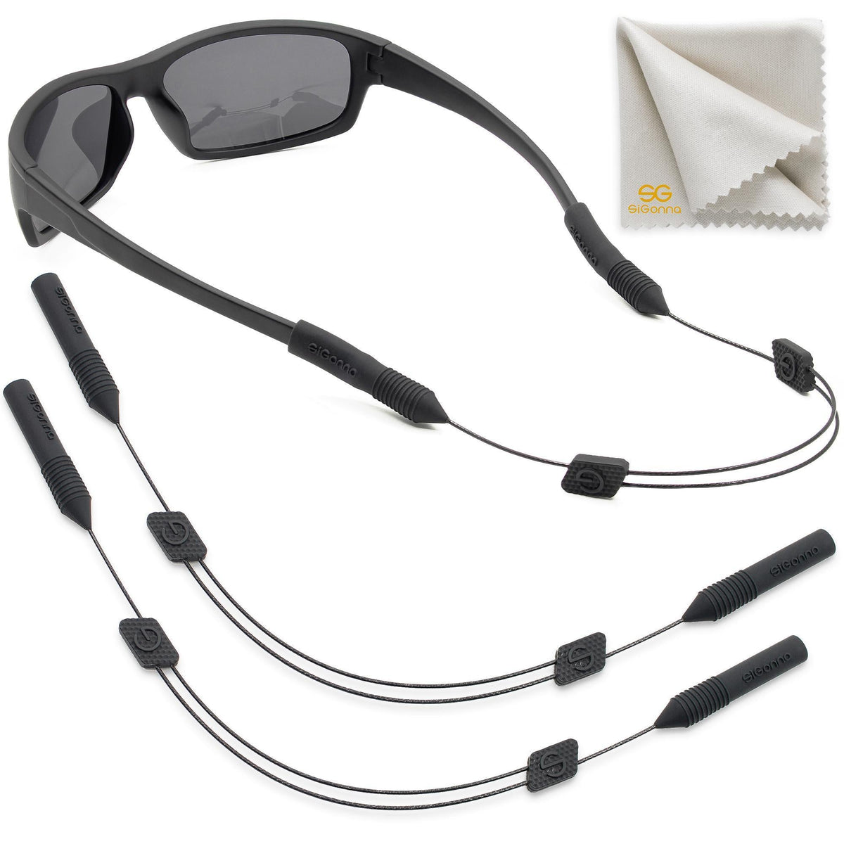 Eye Glasses String Strap Holder No Tail Cords Adjustable  XL Size 17 inch Length