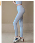 Summer Nude Feel High Waist Shaping Tight Stretch Workout Pants