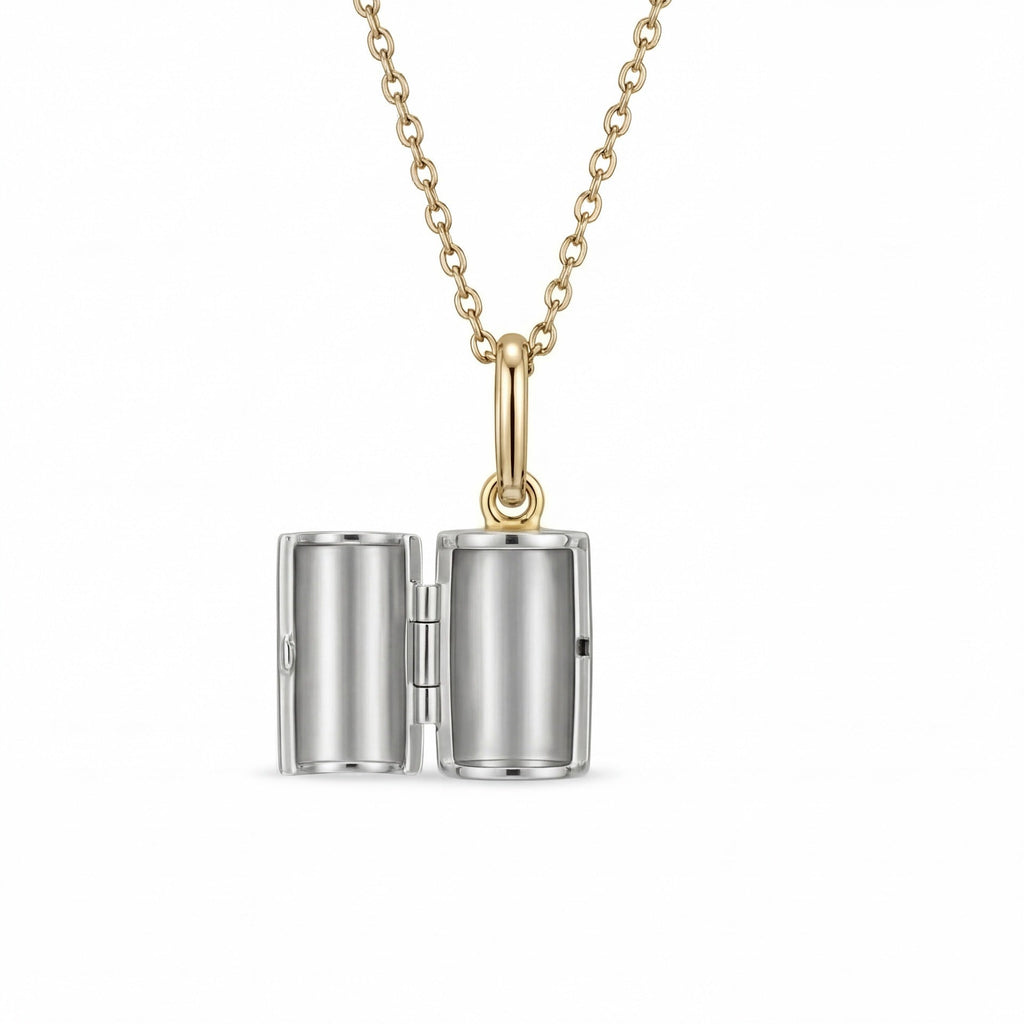 Openable Cylindrical Necklace For Women