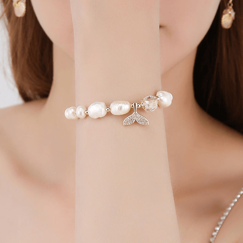 Freshwater Pearl Bracelet Fashionable Beaded Bracelet