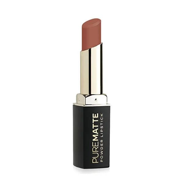 Golden Rose Pure Matte Powder Lipstick - Hydrating, Long-Lasting, Comfortable Matte Lip Color with Hyaluronic Acid & Jojoba Oil