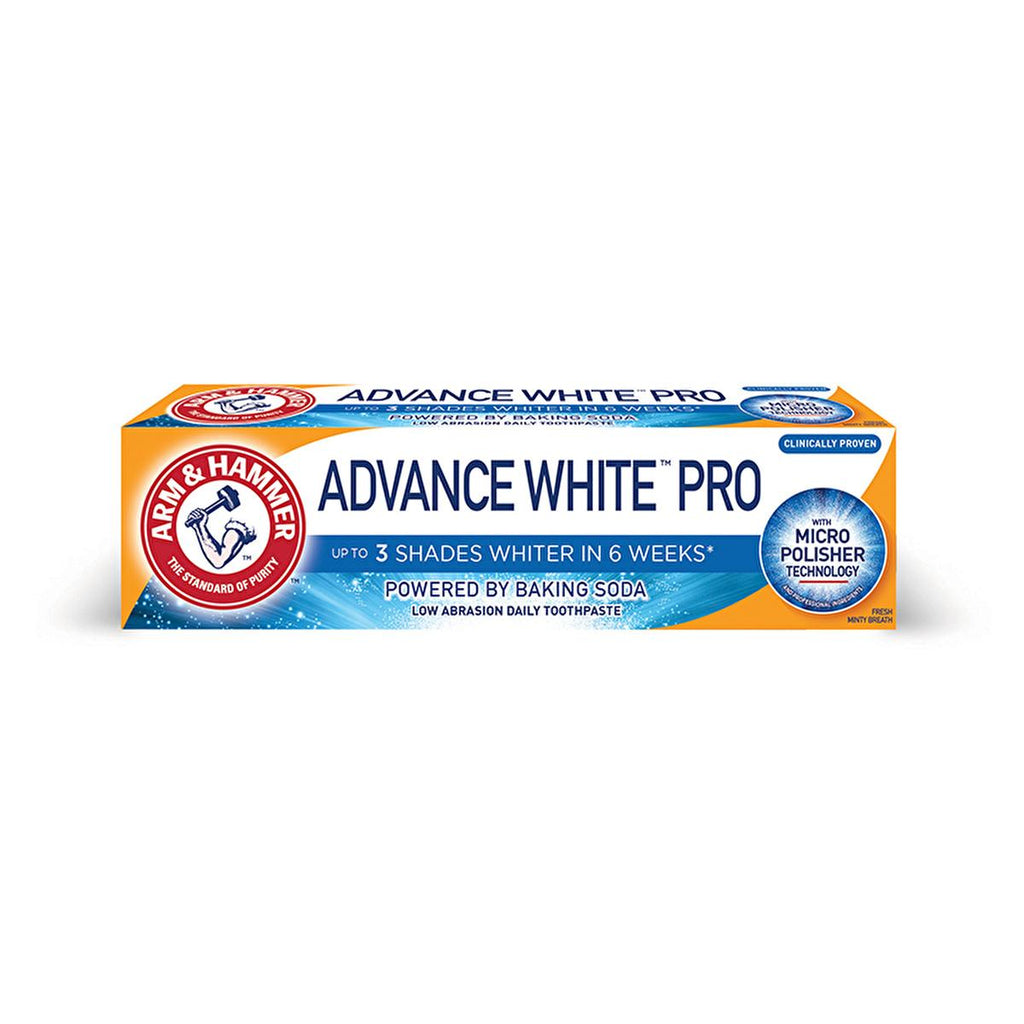 Arm & Hammer Advance White Pro Toothpaste: Whiten Teeth Up to 3 Shades & Remove Stubborn Stains - Deep Cleaning & Fresh Breath