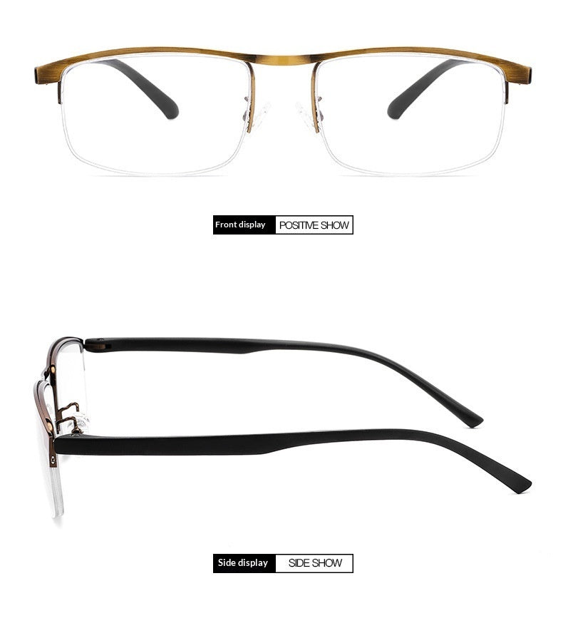 Multi-focal Blue-light-blocking Progressive Smart Reading Glasses
