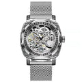 Carved Vintage Fashion Hollow Mechanical Automatic Mens Watch