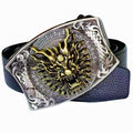 Smooth Buckle Self-defense Belt Knife Punk Buckle Head