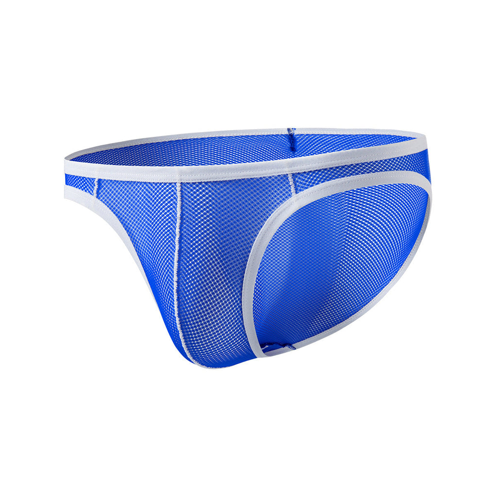 Men's Mesh Sexy Low Waist Transparent Ice Silk Thin