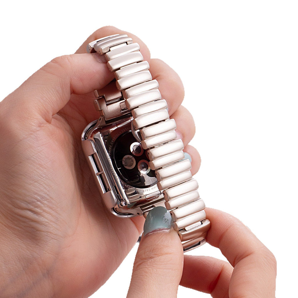 Irregular Strap Stainless Steel Kaleidoscope Watch Strap