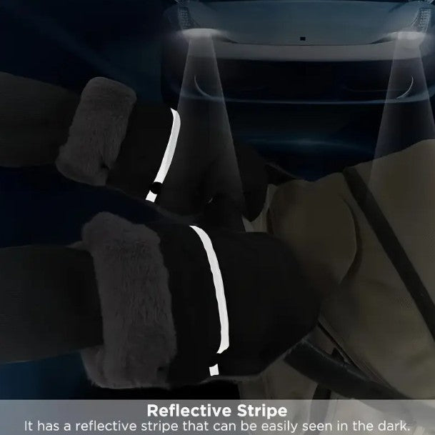 Split-style Extended Stroller Gloves For Outdoor Travel