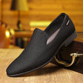 Casual Pointed-toe Leather Shoes Mens Breathable Formal Footwear