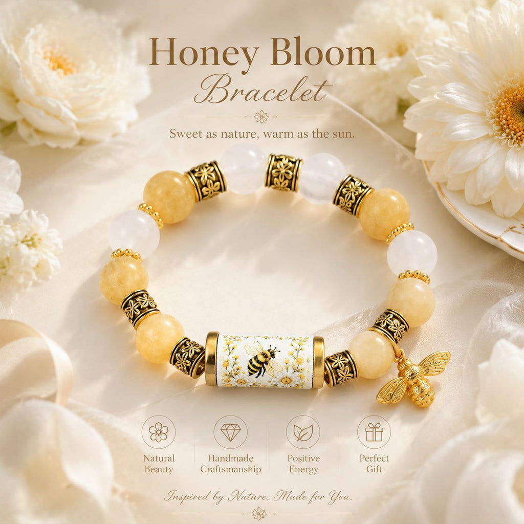 Womens Beaded Bracelet With Metal Tubes