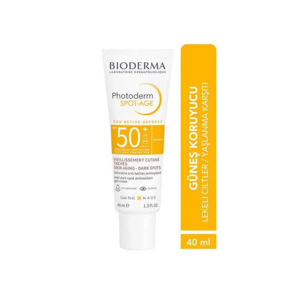 Bioderma Photoderm SPF50+ Sunscreen Cream for Sensitive Skin - Broad Spectrum Protection, Anti-Aging, Hypoallergenic