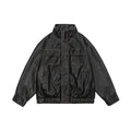 American Retro Biker's Leather Loose