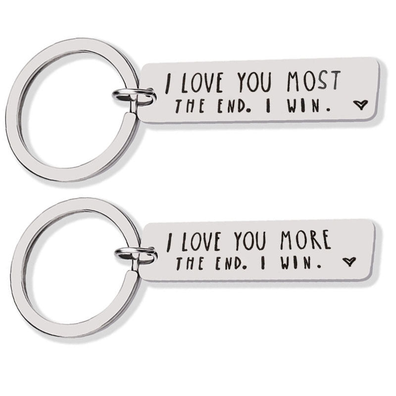 Stainless Steel Keychain Bag Charm