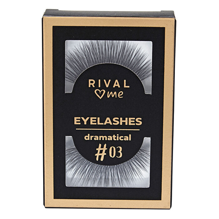Rival Loves Me Fake Eyelashes No:03 Dramatic - 1 Pair | Natural & Lightweight