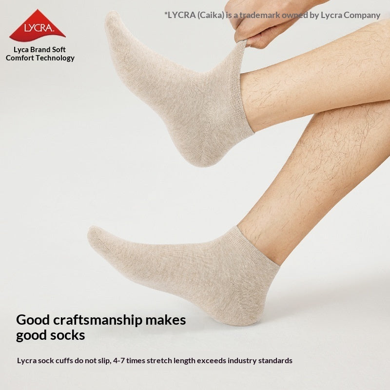 Pure Cotton Socks Summer Thin Style Mens And Couples Version