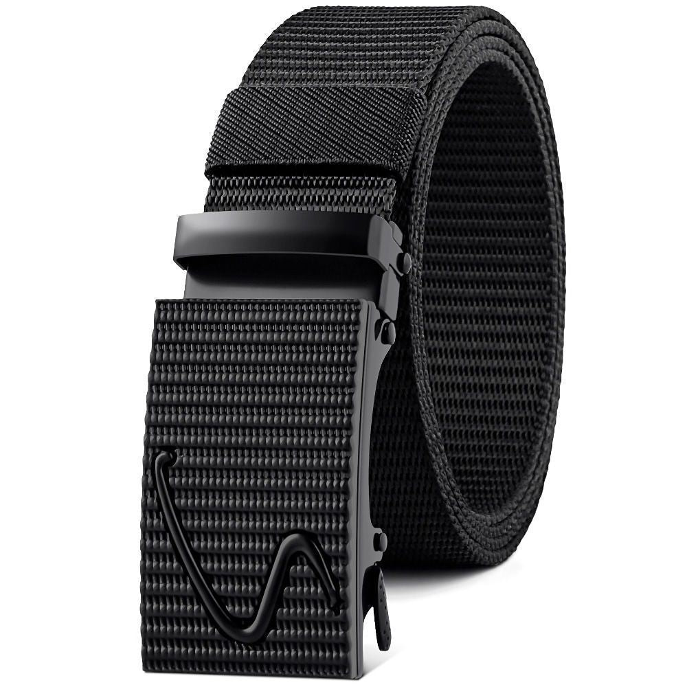Nylon Waistband Men's Automatic Canvas Belt