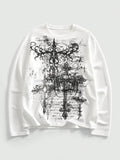 Letter Skull Print Personalized Casual Top