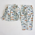 Long-sleeved Pajamas For Boys In Air-conditioned Room
