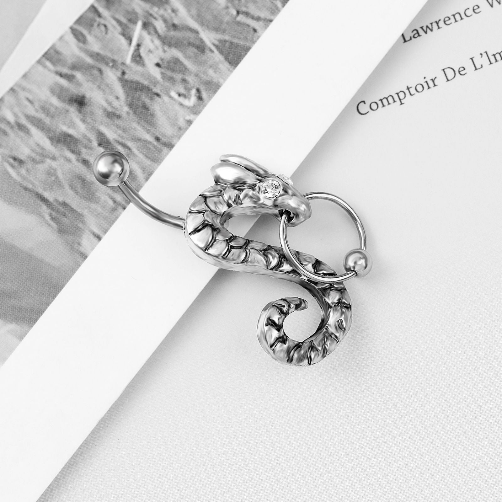 Stainless Steel Creative Animal Belly Button Ring