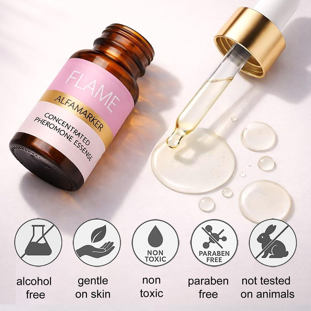 Perfumes with Pheromones for Women 5 ml Alcohol Free Extra Strength Concentration Pheromone Perfume Oil Long Lasting Sensual Scent Travel
