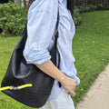 Sheepskin Double-handle Genuine Leather Large-capacity Commuter Bag