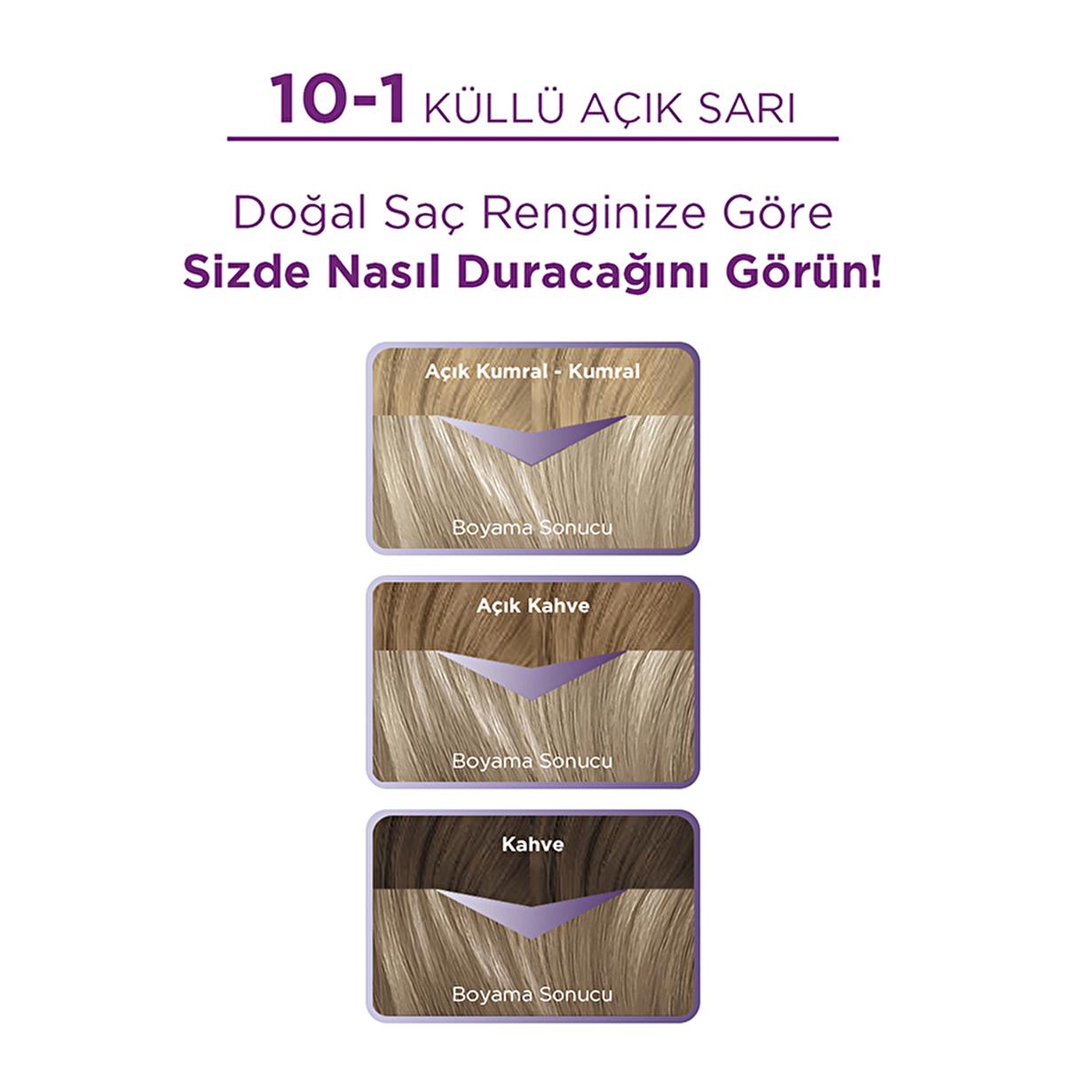 Palette Hair Color 10-1 - Light Ash Blonde with Triple Care Formula for Beauty Enthusiasts | 4.2 fl. oz.