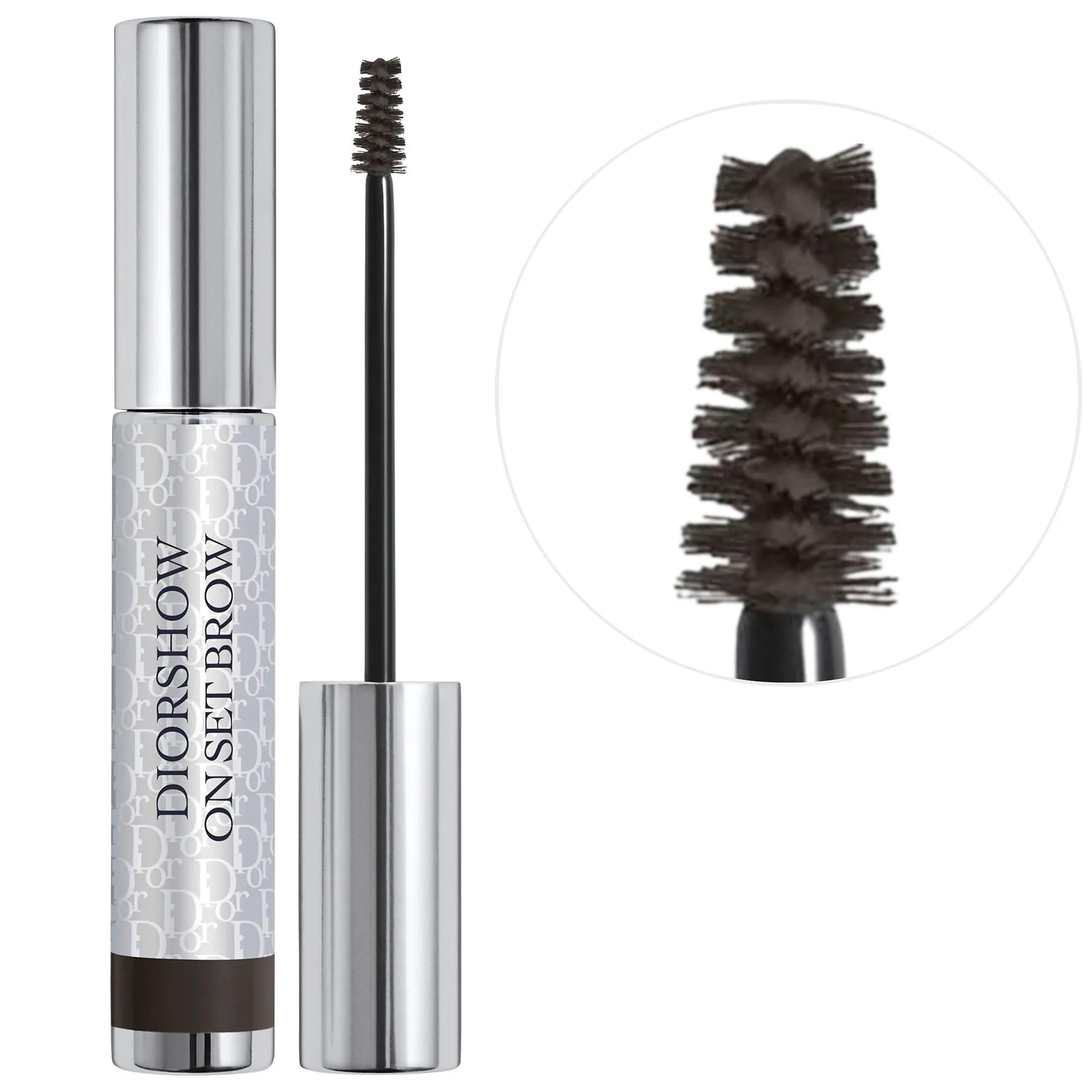 Diorshow OnSet Brow Gel: Waterproof, Volumizing Eyebrow Gel with Microfibers for 24H Hold & Natural Definition