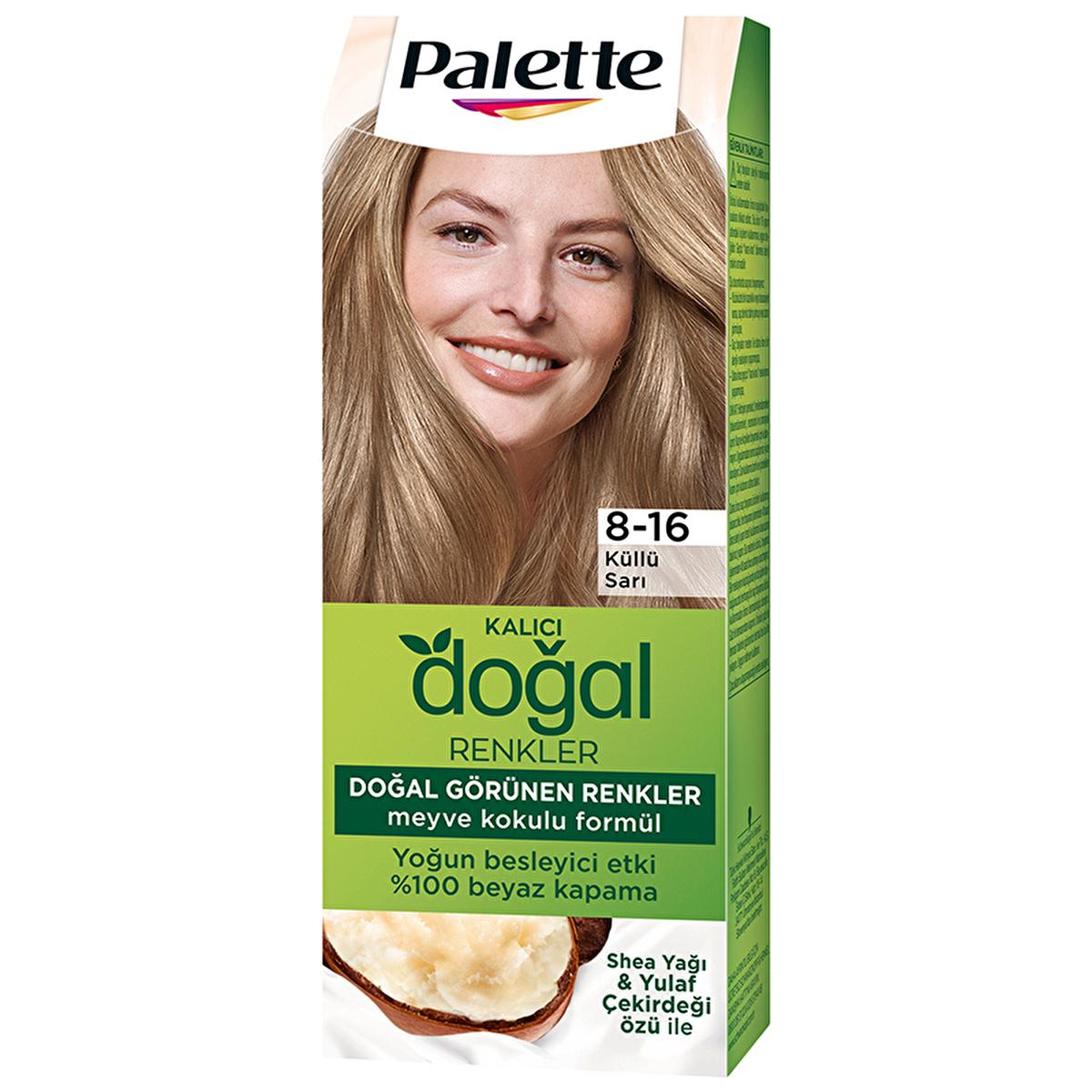Palette Natural Hair Dye - Küllü Sarı (Ash Blonde) for Natural-Looking Color