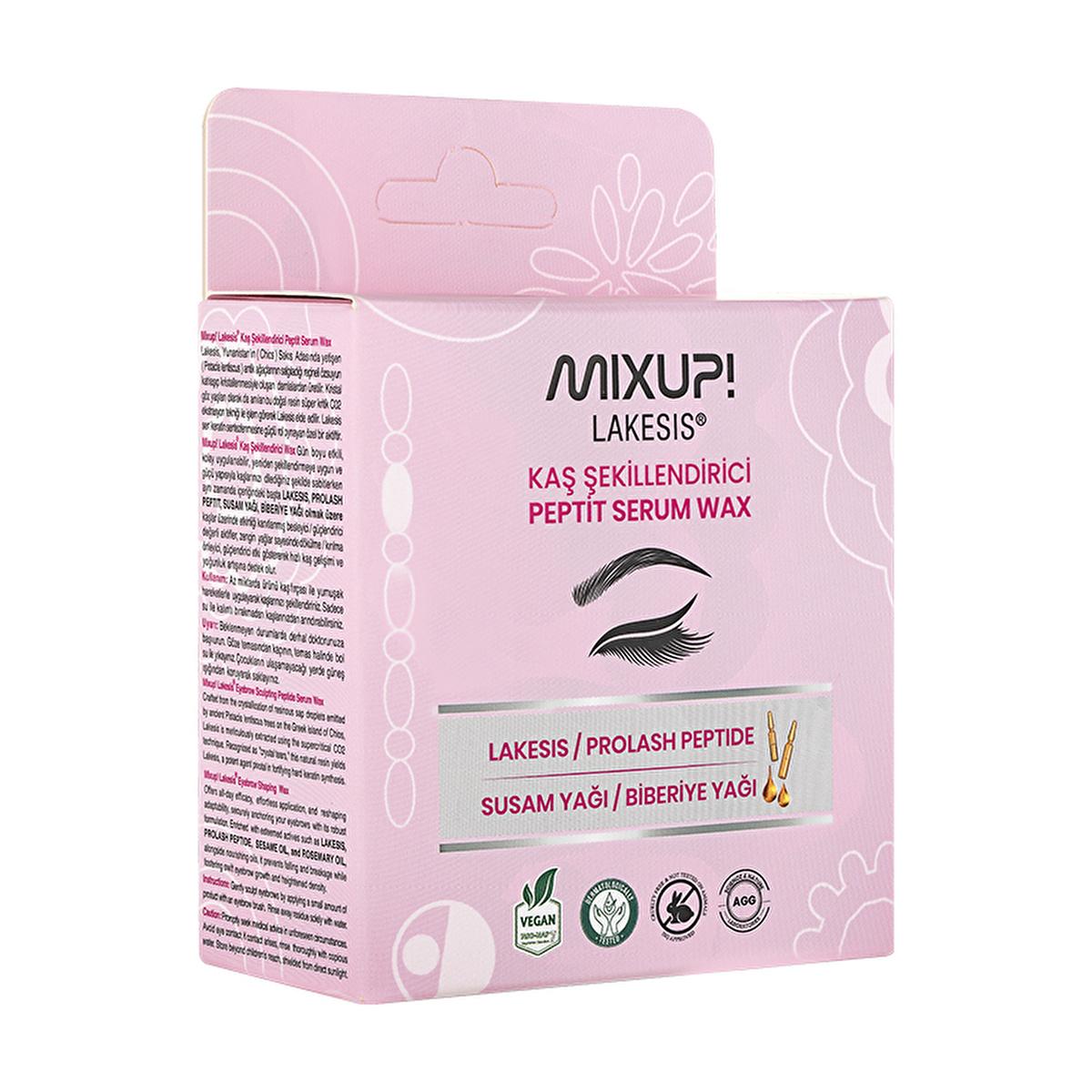 Mixup. Lakesis Eyebrow Shaping Serum Wax - Nourishing, Strengthening, 1.69 fl oz