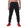 Men's Sports Pants with Double Pockets and Zip Design