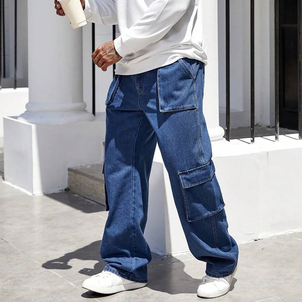 Retro Loose Straight-leg Casual Pants