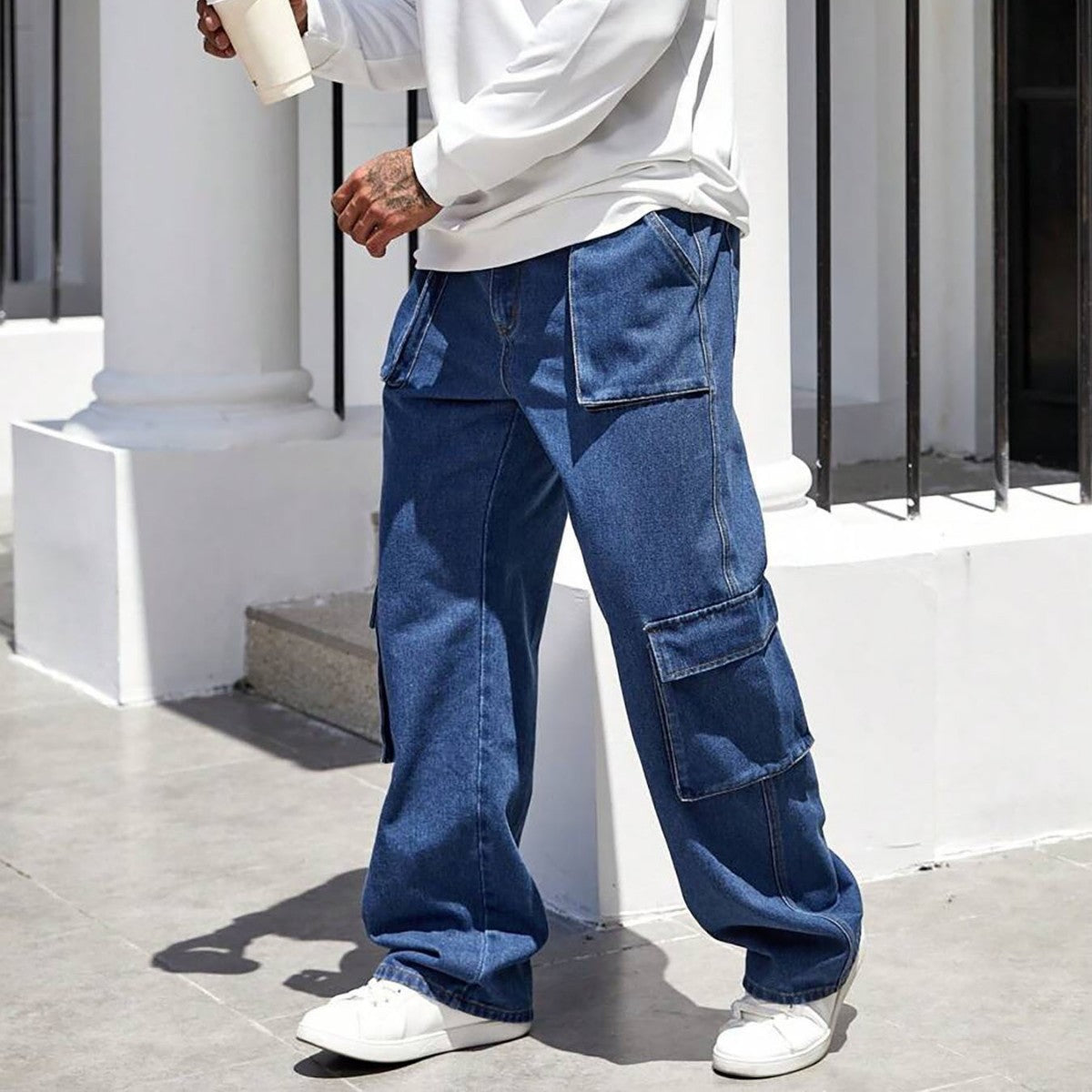 Retro Loose Straight-leg Casual Pants