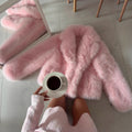 New Plush Artificial Fur Coat Women