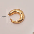 Fashionable Stainless Steel Ear Cuff Earrings