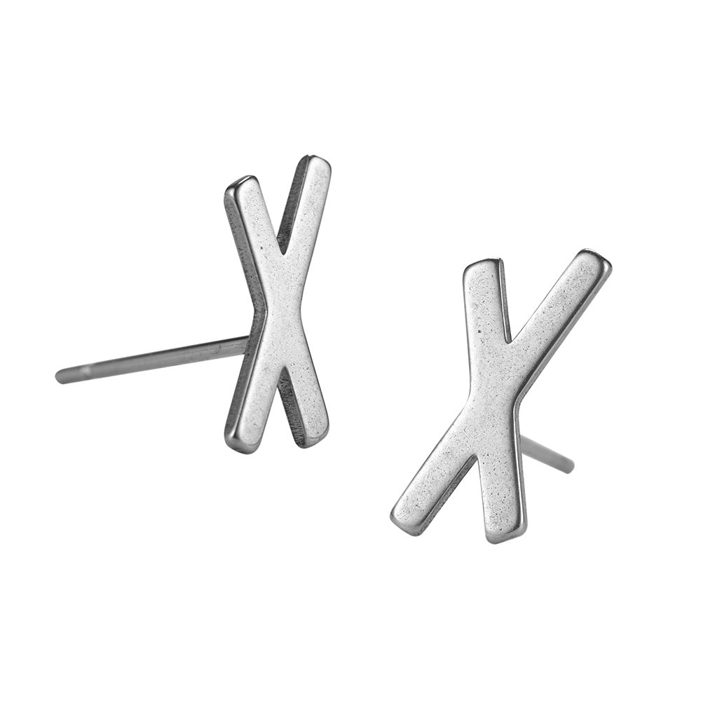 Nordic Rune Letter Earrings Made Of Stainless Steel