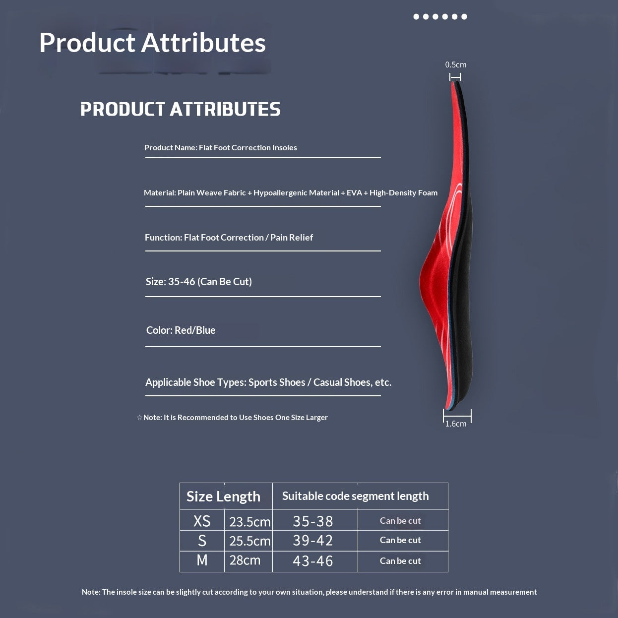 Arch-supporting Shoe Insole