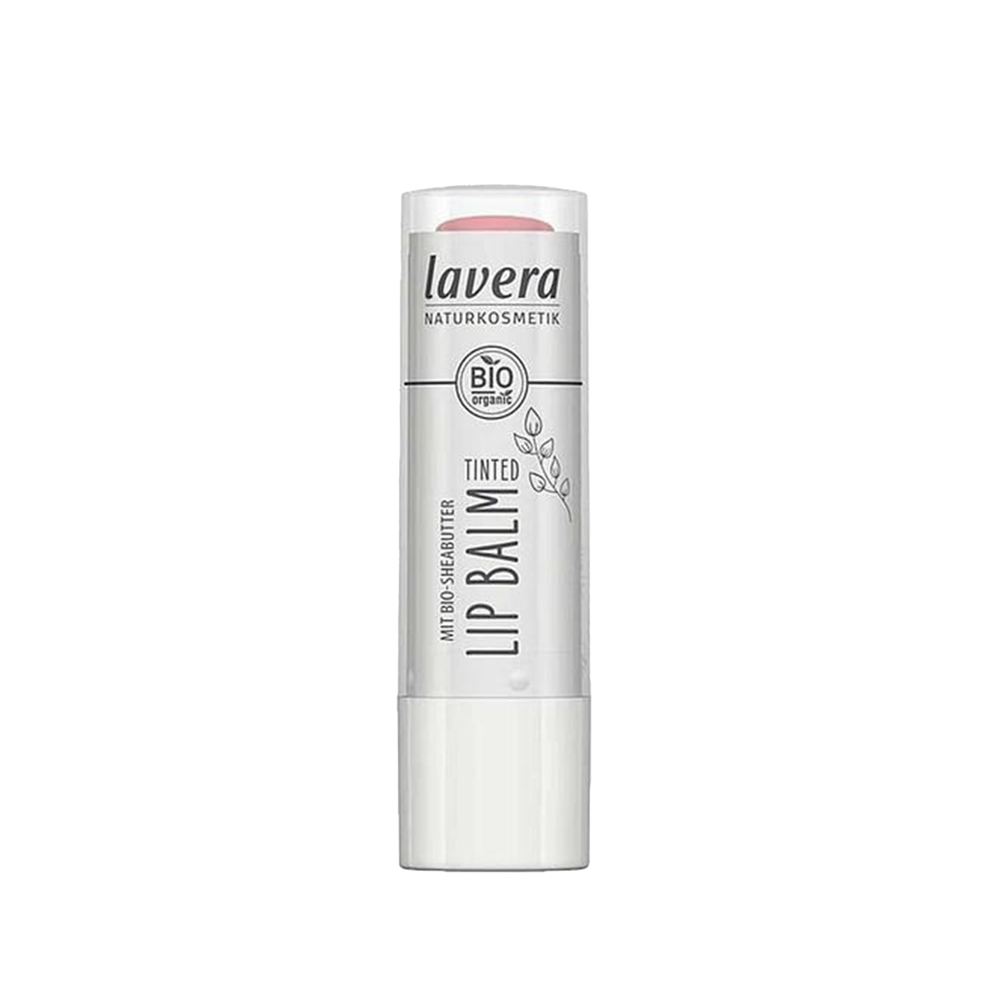 Lavera Natural Tinted Lip Balm - Organic, Moisturizing, and Chemical-Free Lip Care with Subtle Color