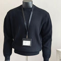 Knitted Sweater Men's Retro Loose Long-Sleeve Top