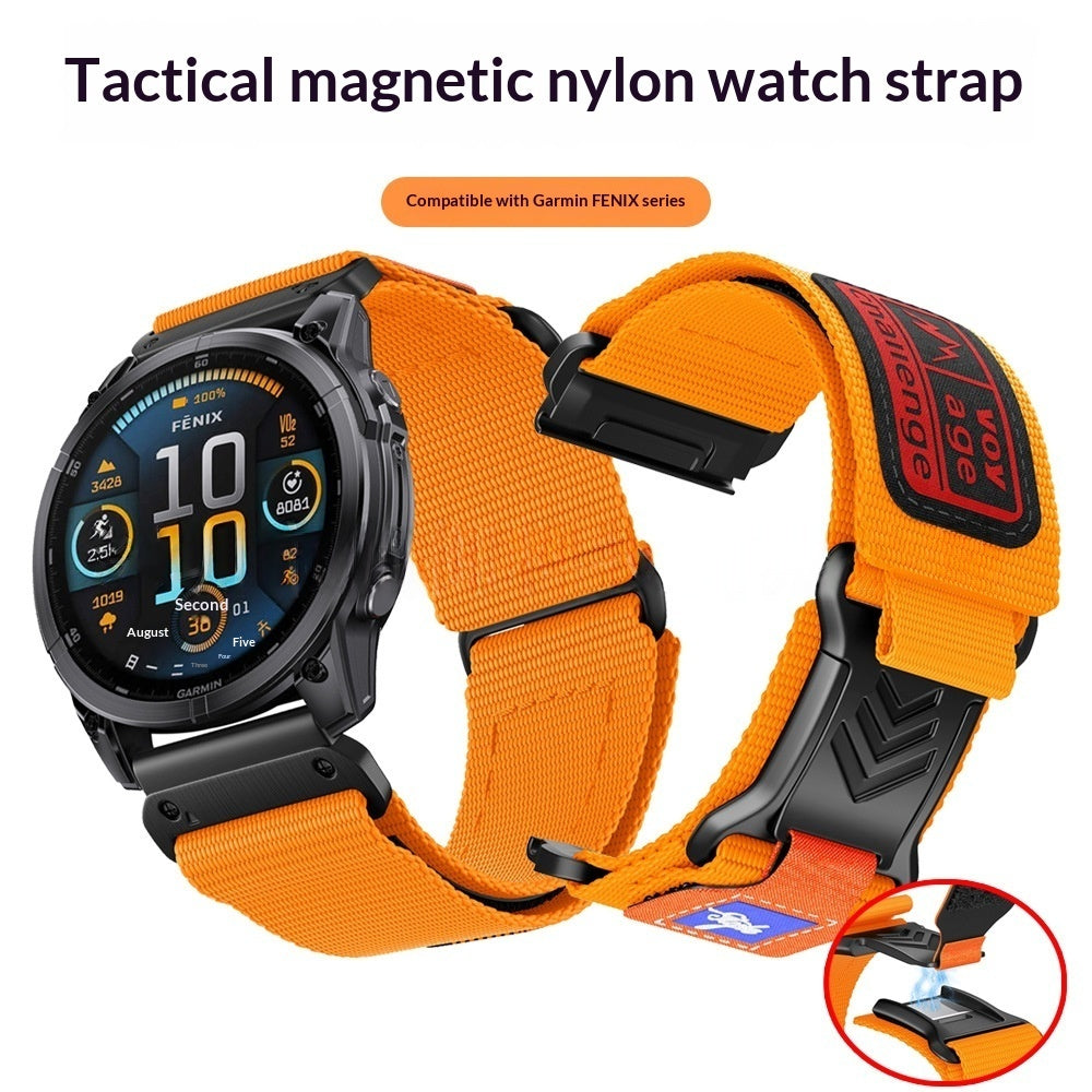 Woven Nylon Velcro Straps Are Compatible With Garmin Watch Bands