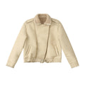 Turn-down Collar Fur-lined Thickened Warm Jacket Coat