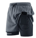 Casual All-match Two-piece Shorts For Sports Running And Fitness