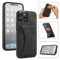 Leather Wallet Phone Case Card Holder Kickstand