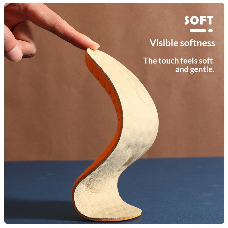 Leather Shoe Insoles Deodorizing Sweat-absorbing Breathable Odor-eliminating And Shock-absorbing For Sports