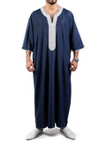3D Digital-Print Ethnic Moroccan Mens Robe