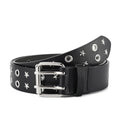 Punk Double Row Pin Buckle Denim Men's Belt