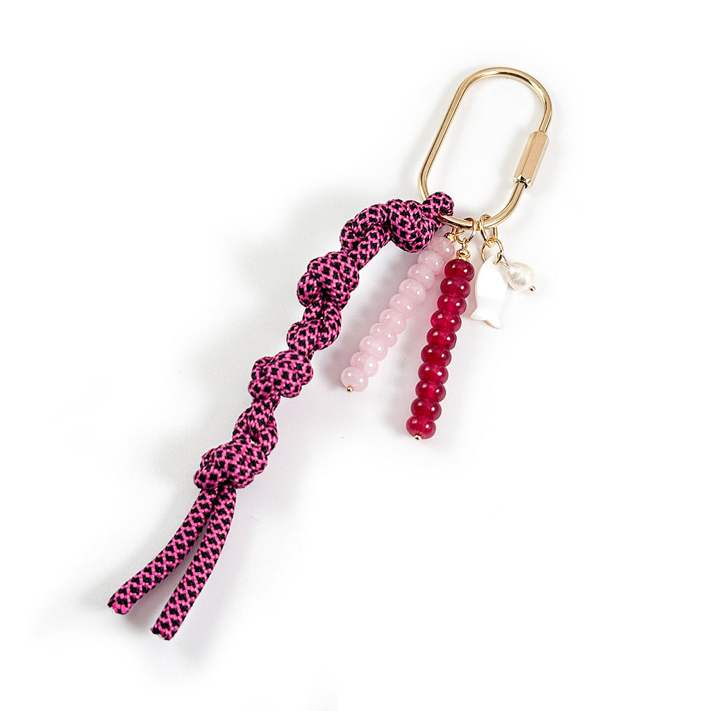 Color-block Woven Rope Keychain