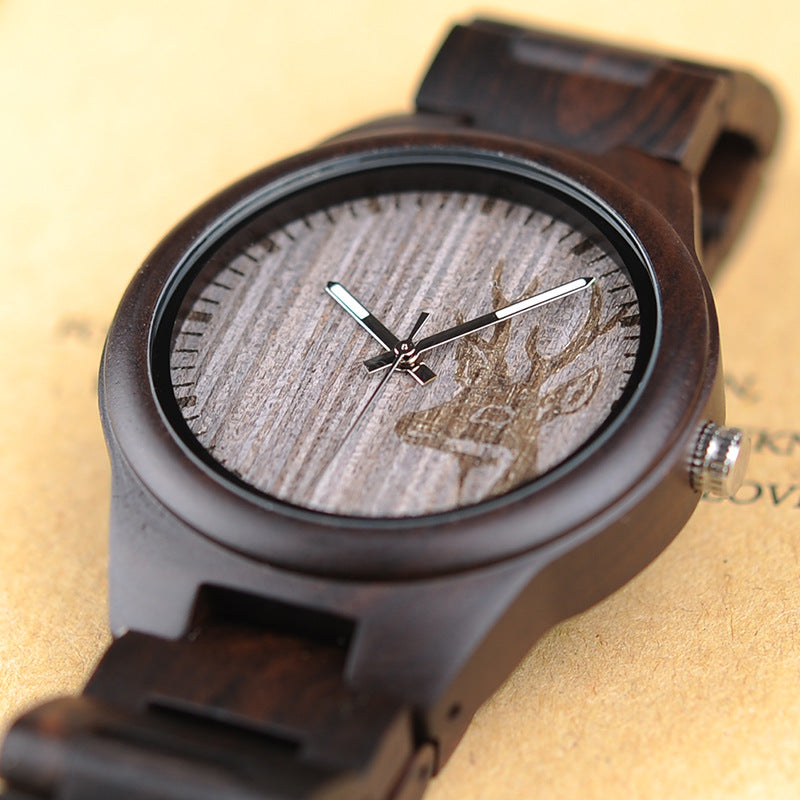 Wooden Watch Classic Analog Quartz Fashionable