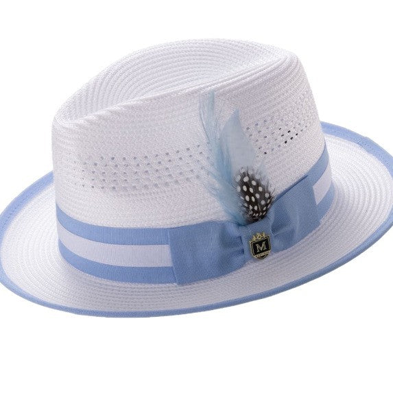 New Colorful Feather Jazz Hat For Sun Protection