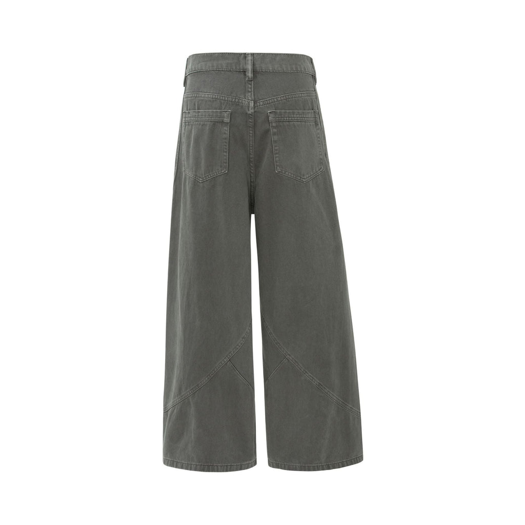 Vintage Mens Loose-fit Work Pants