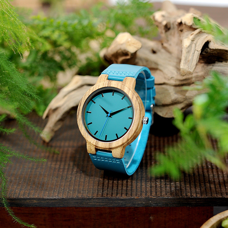 Simple Wooden Watch As A Birthday Gift For Students